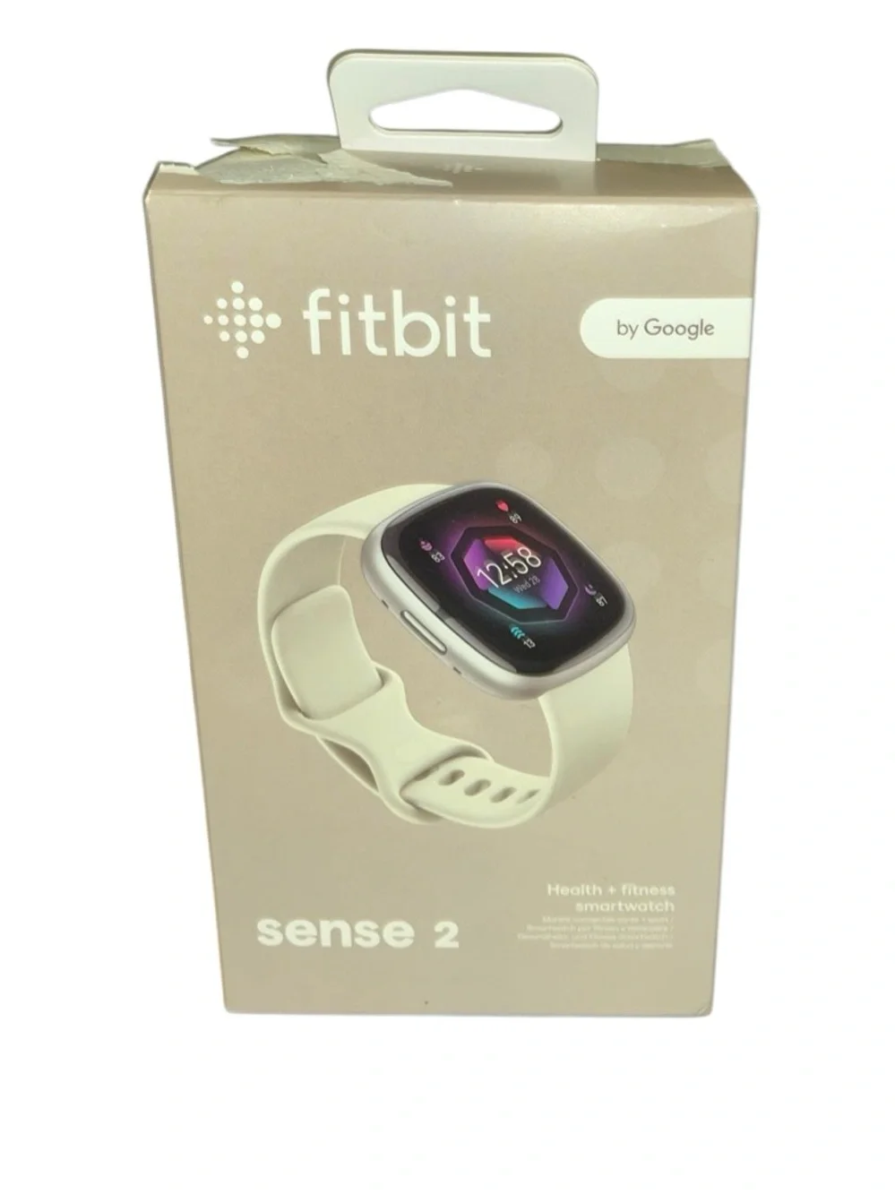 Fitbit Sense 2 Smartwatch Aluminum 24mm * Like New * 2 Bands * Box * Charger